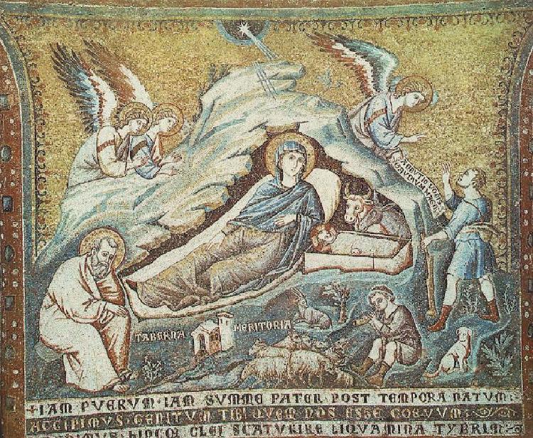 CAVALLINI, Pietro The Birth of Jesus dfg France oil painting art
